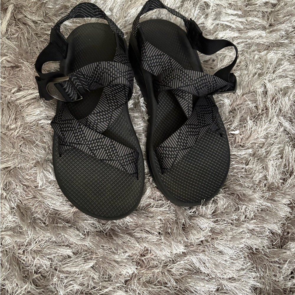 Chaco Men's Black Patterned Sandals